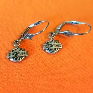 Harley Davidson Luver Hooks Earrings H-D Logo